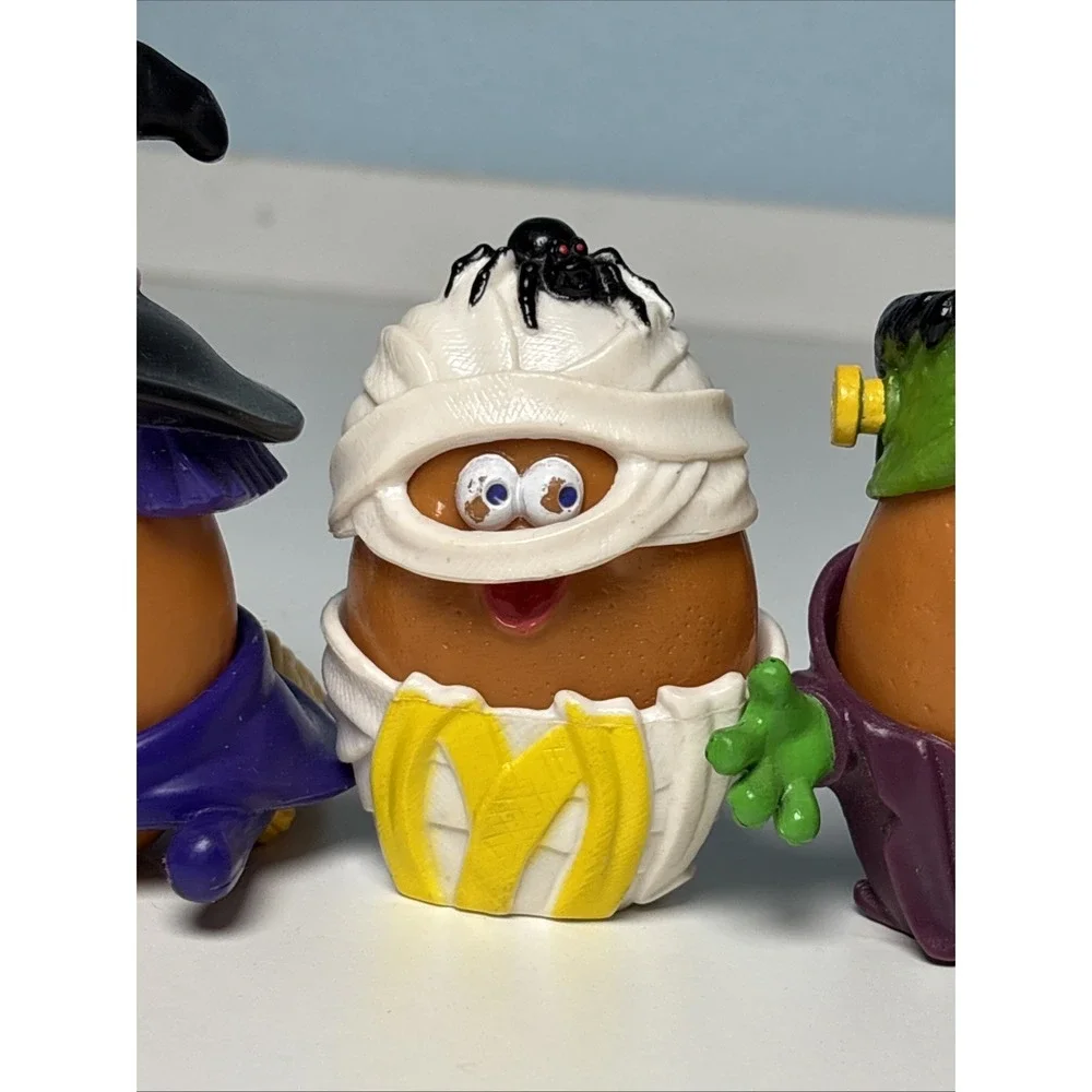 1992 McDonald's Halloween McNugget Buddies - Set of 4 Vintage Nugget Toys
